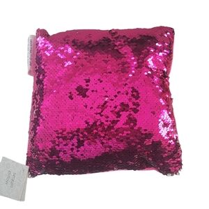 Pink Sequin Pillow